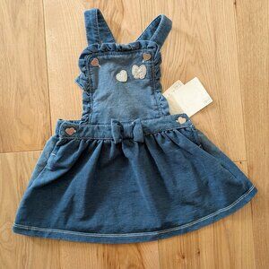 NWT My First Chicco overall dress size 12m